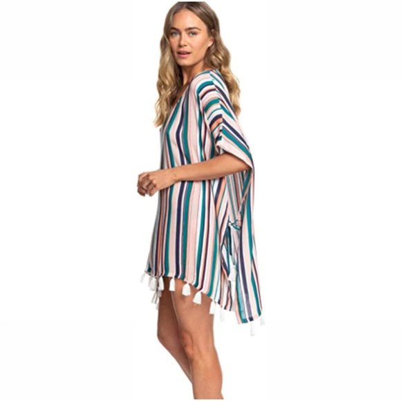 Roxy Make Your Soul Poncho Swim Cover UP - Picture 5 of 8